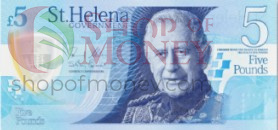 ОСТРОВ СВЯТОЙ ЕЛЕНЫ 5 ФУНТОВ 1