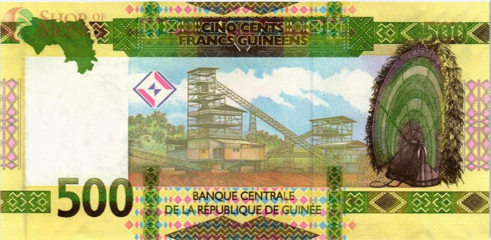 ГВИНЕЯ 500 ФРАНКОВ 2