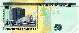 ГОНДУРАС 50 ЛЕМПИР 2