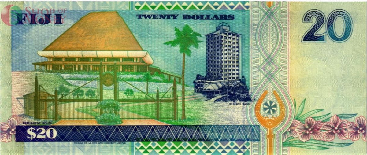ФИДЖИ 20 ДОЛЛАРОВ 2
