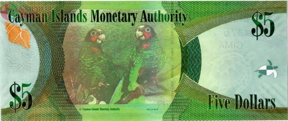 КАЙМАНОВЫ ОСТРОВА 5 ДОЛЛАРОВ 2