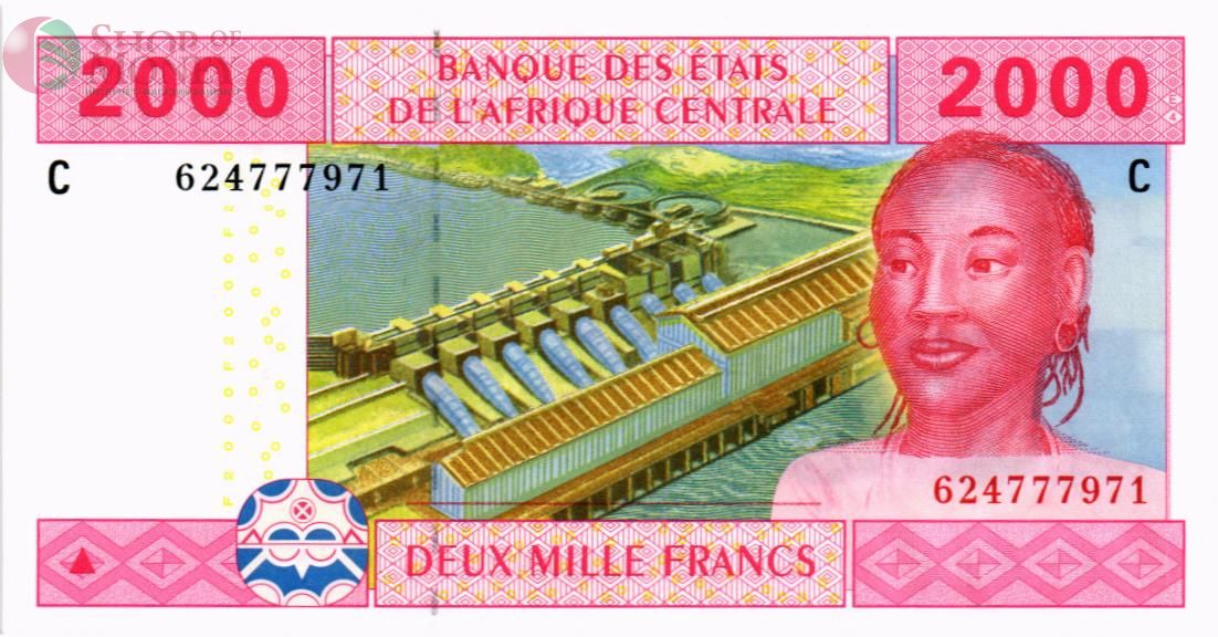 CAS - ЧАД 2000 ФРАНКОВ (C) 1