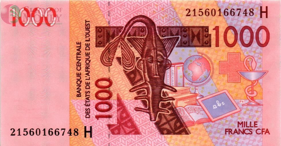 WAS - НИГЕР 1000 ФРАНКОВ (H) 1