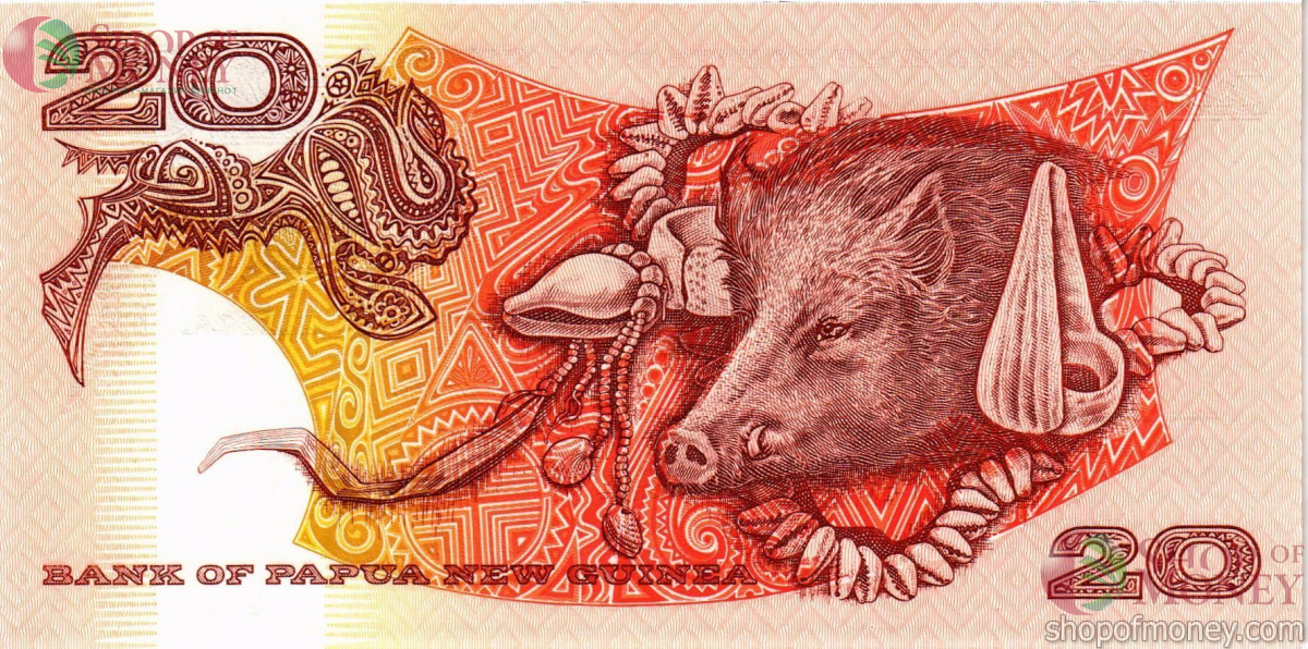 ПАПУА-НОВАЯ ГВИНЕЯ 20 КИНА 2