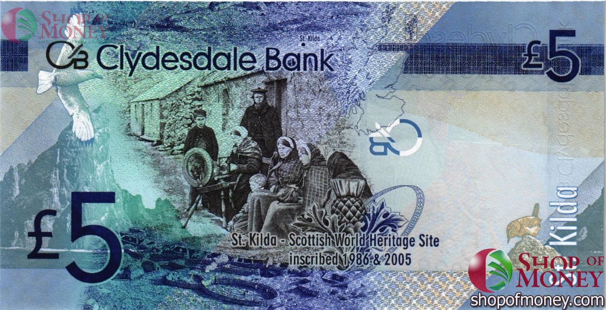 ШОТЛАНДИЯ 5 ФУНТОВ 3