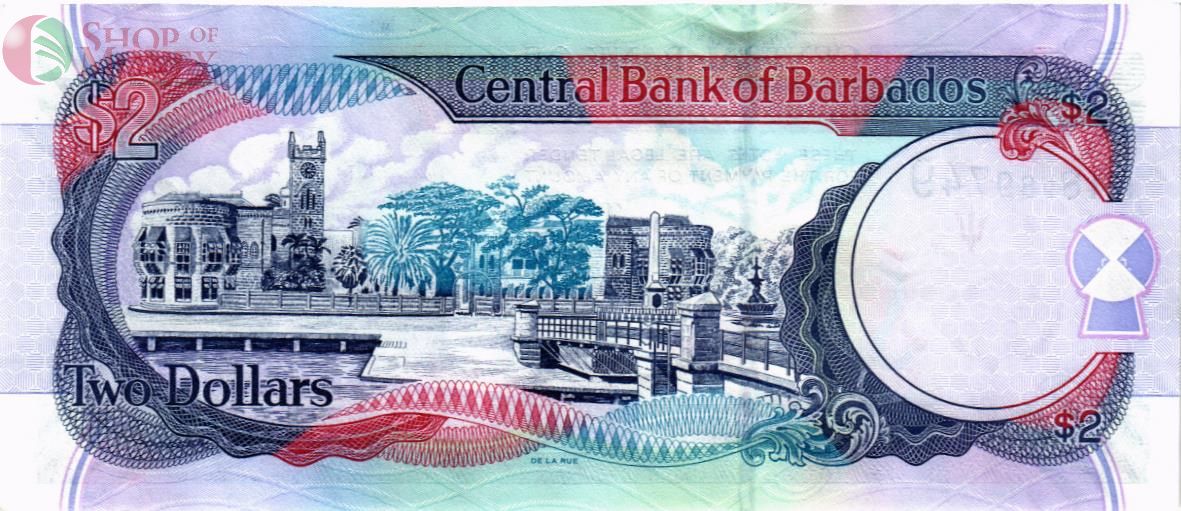 БАРБАДОС 2 ДОЛЛАРА 2