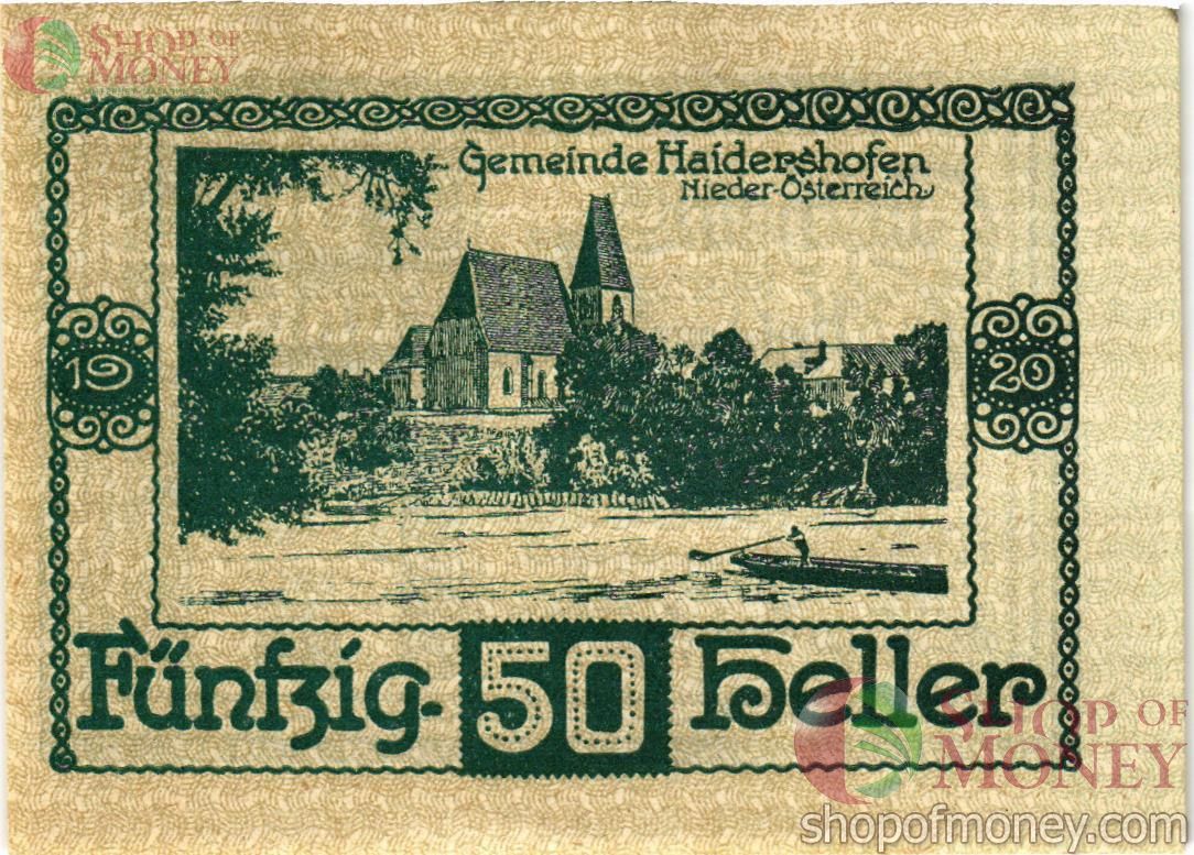 АВСТРИЯ 50 ХЕЛЛЕРОВ (НОТГЕЛЬД) 2