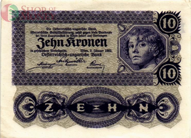 АВСТРИЯ 10 КРОН 1