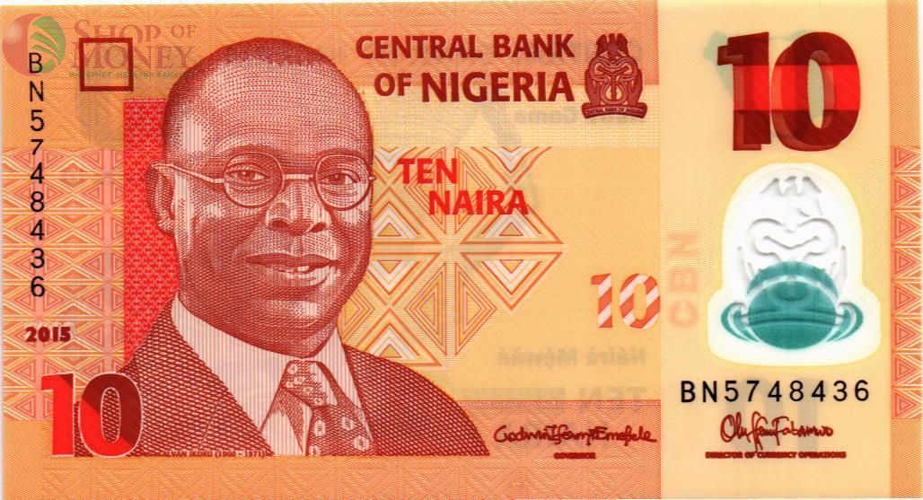 НИГЕРИЯ 10 НАЙРА 1