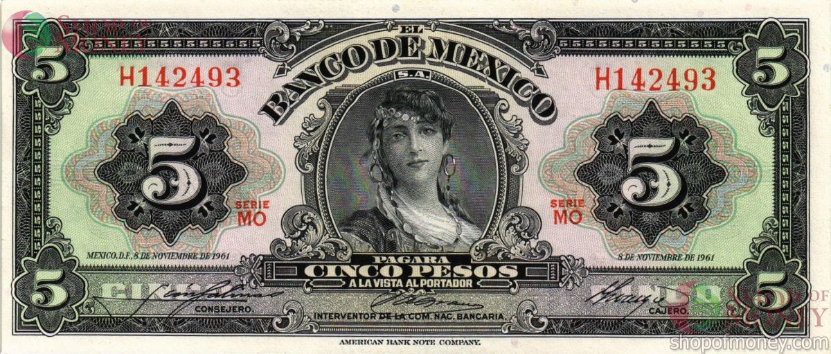 МЕКСИКА 5 ПЕСО 1