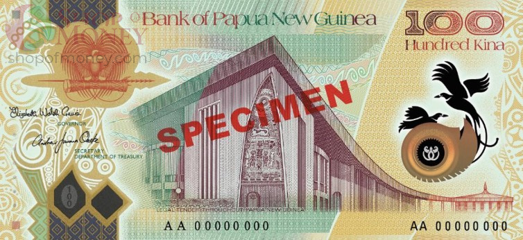 ПАПУА-НОВАЯ ГВИНЕЯ 100 КИНА 1