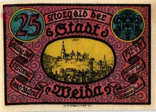 ГЕРМАНИЯ 25 ПФЕННИГОВ (НОТГЕЛЬД) 1