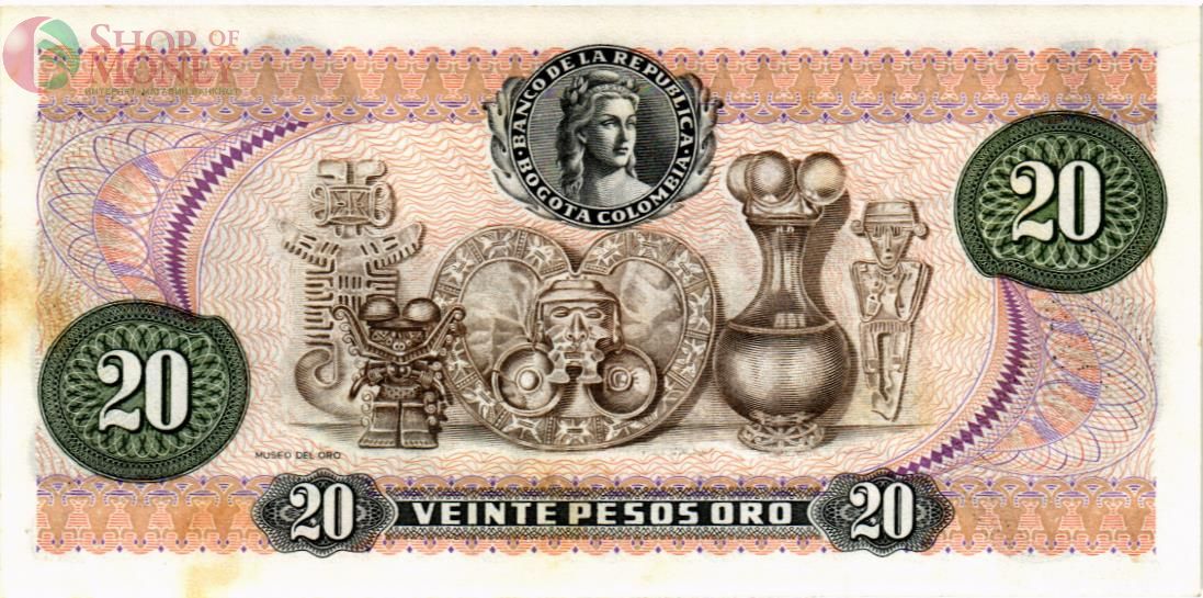 КОЛУМБИЯ 20 ПЕСО 2
