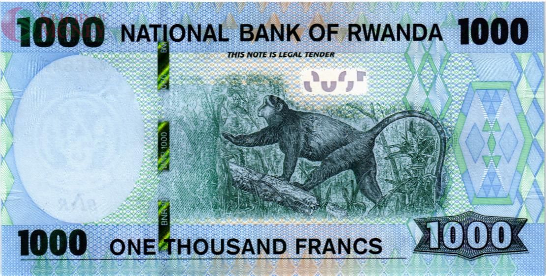 РУАНДА 1000 ФРАНКОВ 2