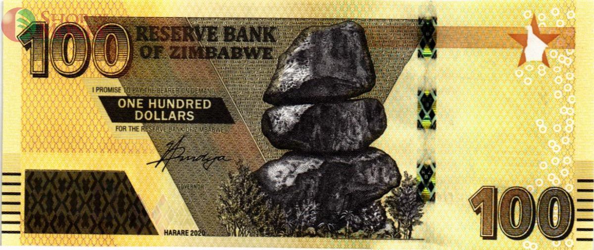 ЗИМБАБВЕ 100 ДОЛЛАРОВ 1