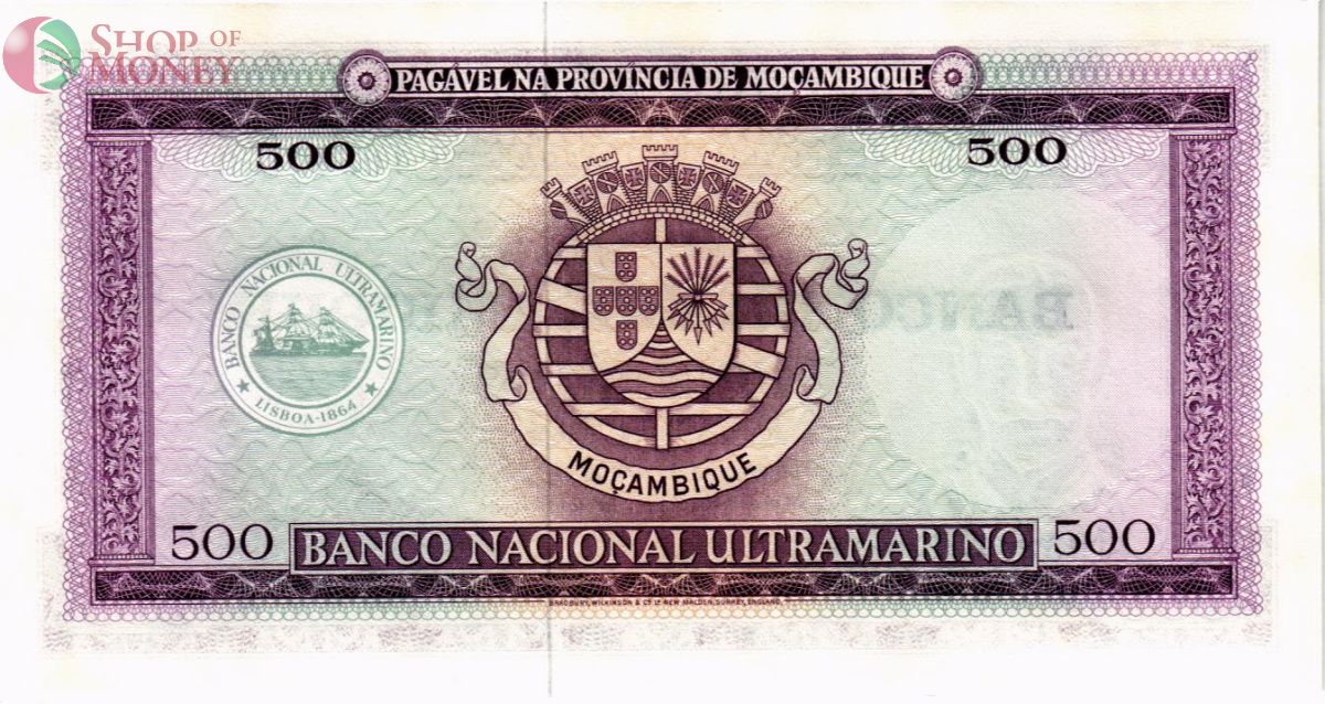МОЗАМБИК 500 ЭСКУДО 2