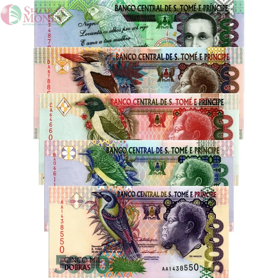 САН-ТОМЕ И ПРИНСИПИ НАБОР 5000-10000-20000-50000-100000 ДОБР 1