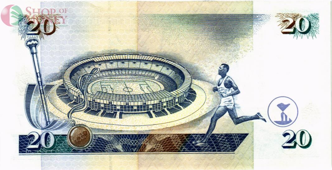 КЕНИЯ 20 ШИЛЛИНГОВ 2