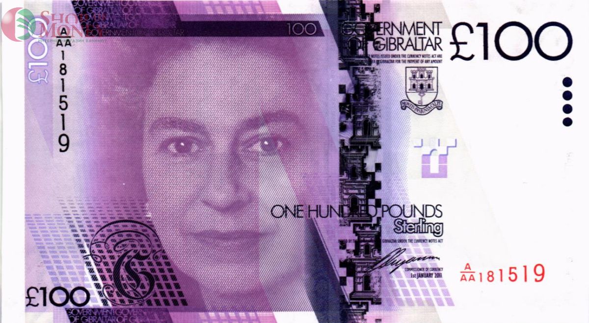 ГИБРАЛТАР 100 ФУНТОВ 1