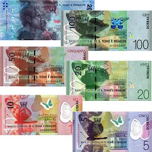 САН-ТОМЕ И ПРИНСИПИ НАБОР 5-10-20-50-100-200 ДОБР 1