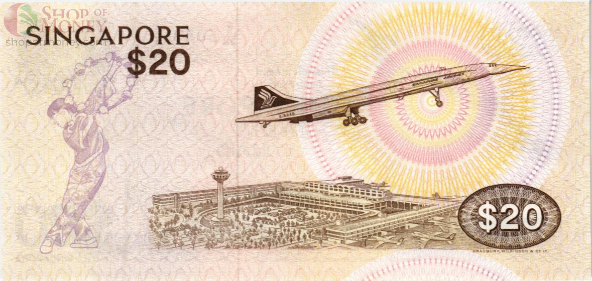 СИНГАПУР 20 ДОЛЛАРОВ 2