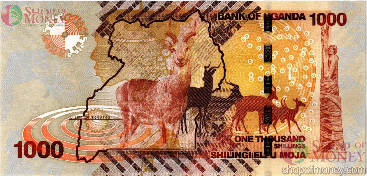 УГАНДА 1000 ШИЛЛИНГОВ 2