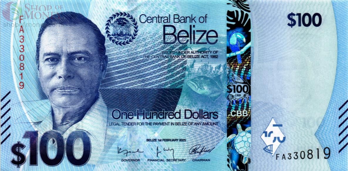 БЕЛИЗ 100 ДОЛЛАРОВ 1