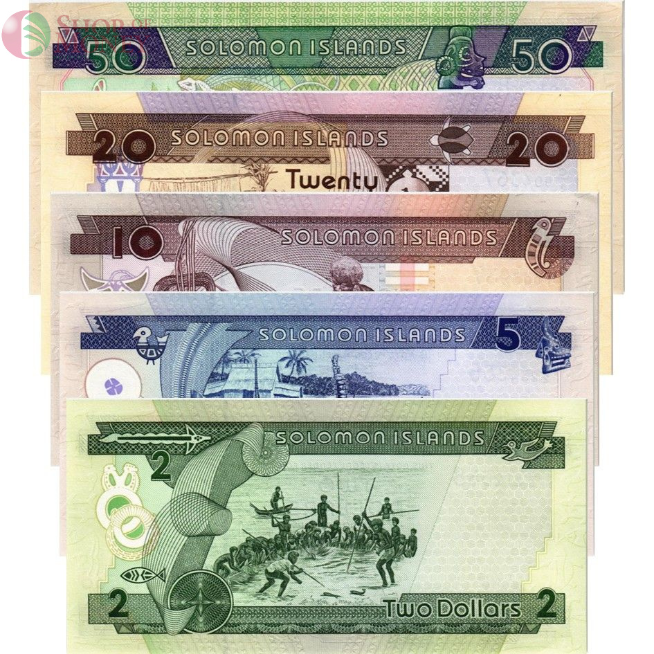 СОЛОМОНОВЫ ОСТРОВА НАБОР 2 5 10 20 50 2