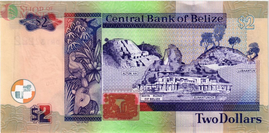 БЕЛИЗ 2 ДОЛЛАРА #DR132222 2