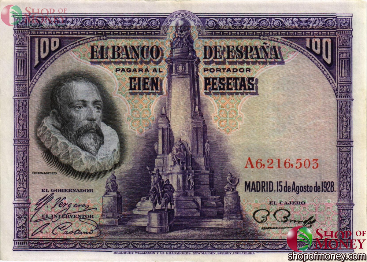 ИСПАНИЯ 100 ПЕСЕТ 1