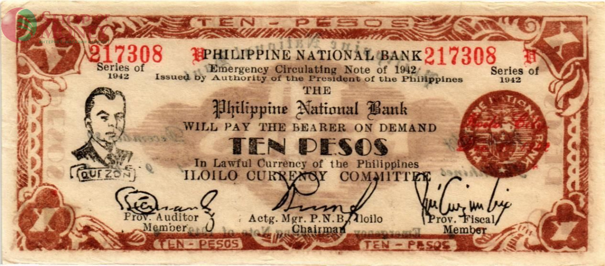 ФИЛИППИНЫ 10 ПЕСО (N19) 1