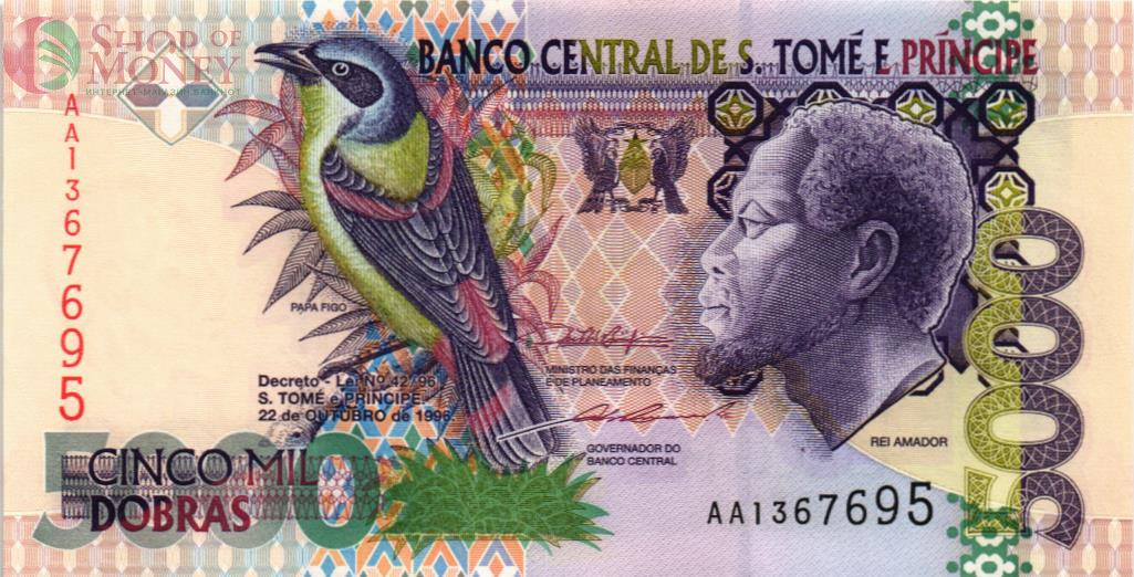 САН-ТОМЕ И ПРИНСИПИ 5000 ДОБР (AA) 1