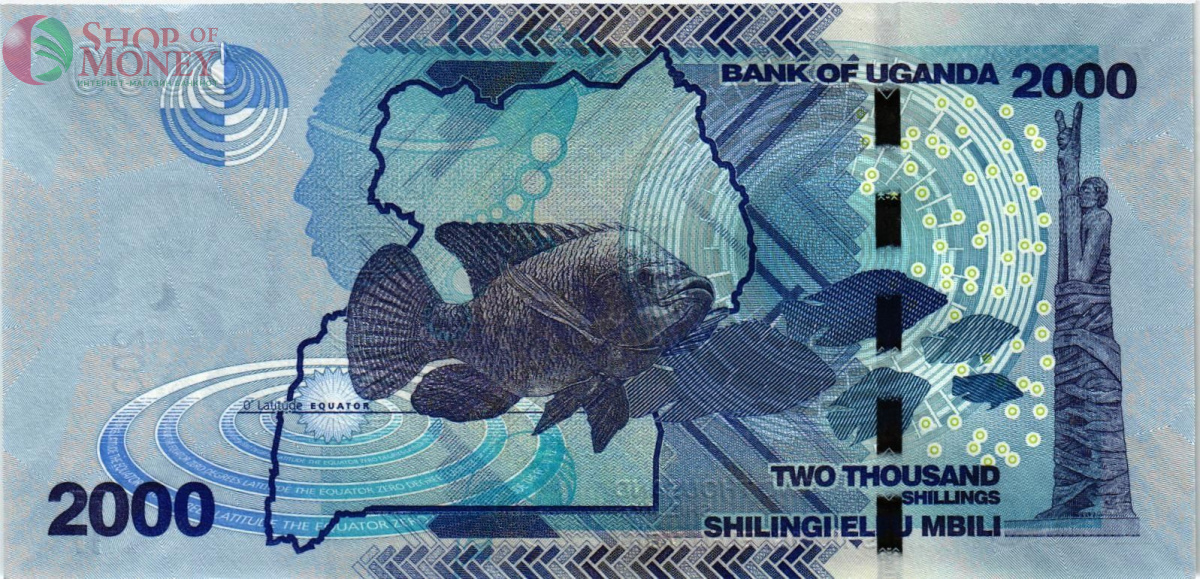 УГАНДА 2000 ШИЛЛИНГОВ 2