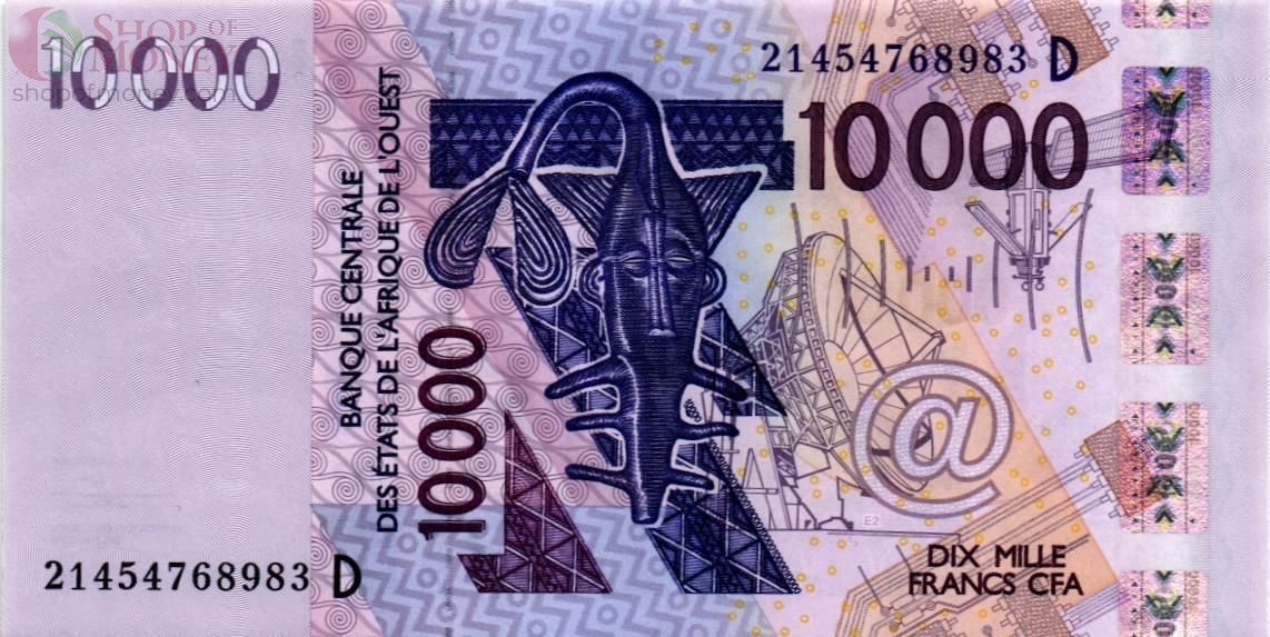 WAS - МАЛИ 10000 ФРАНКОВ (D) 1