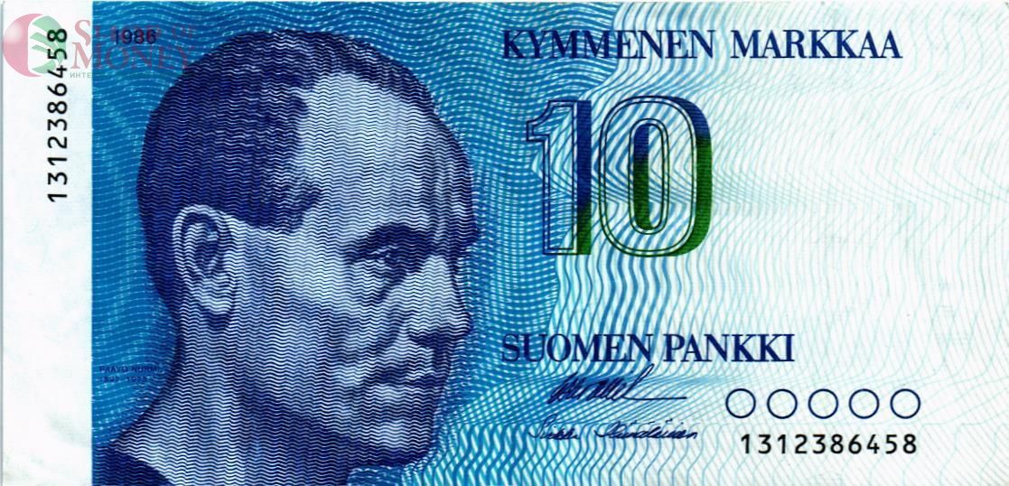 ФИНЛЯНДИЯ 10 МАРОК 1