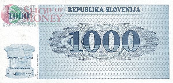 СЛОВЕНИЯ 1000 ТОЛАР 1