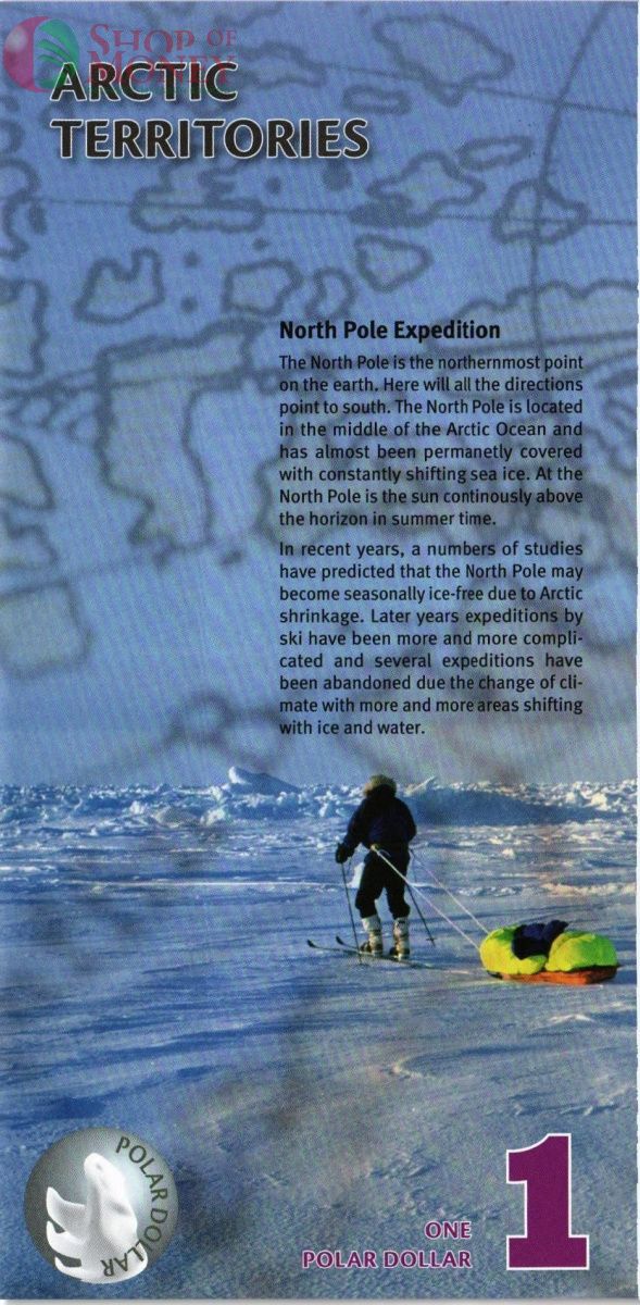 АРКТИЧЕСКИЕ ТЕРРИТОРИИ 1 ДОЛЛАР 2