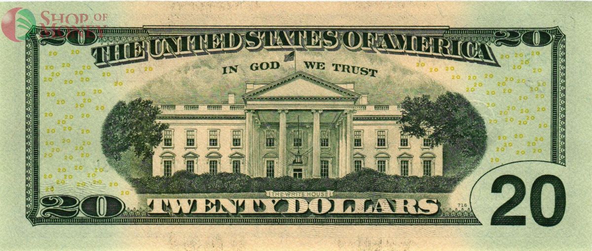 США 20 ДОЛЛАРОВ (K-Даллас) 2