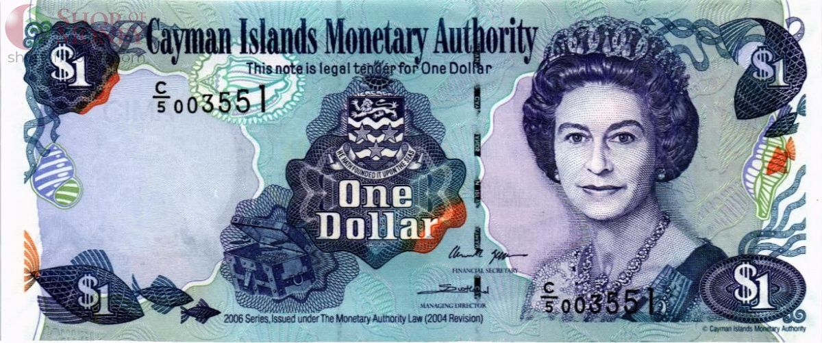 КАЙМАНОВЫ ОСТРОВА 1 ДОЛЛАР (C/5) 1
