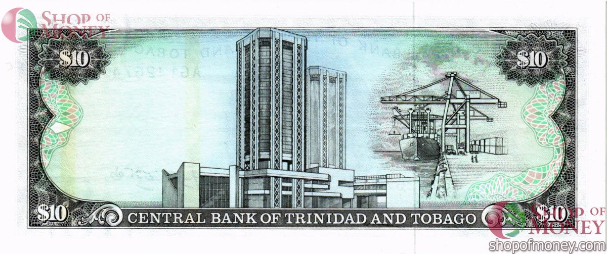 ТРИНИДАД И ТОБАГО 10 ДОЛЛАРОВ (РЕДКАЯ) 2