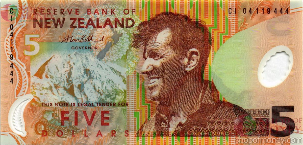 НОВАЯ ЗЕЛАНДИЯ 5 ДОЛЛАРОВ 1