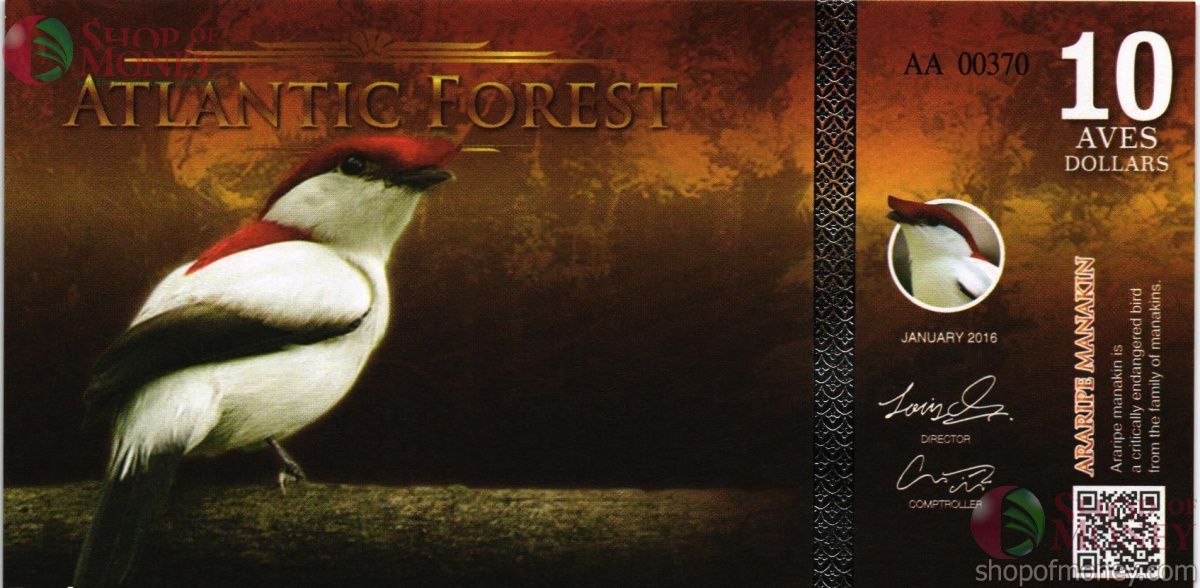 АТЛАНТИЧЕСКИЙ ЛЕС 10 ДОЛЛАРОВ 1