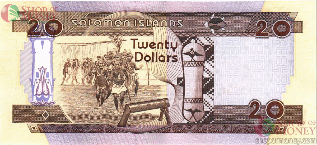 СОЛОМОНОВЫ ОСТРОВА 20 ДОЛЛАРОВ (-C/6-ПРЕФИКС) 2