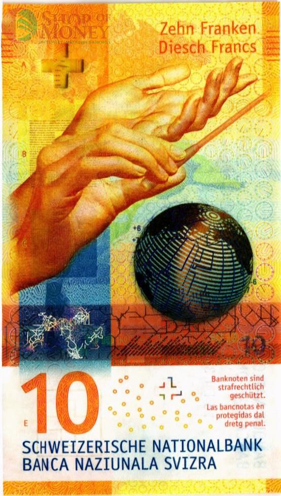 ШВЕЙЦАРИЯ 10 ФРАНКОВ 1