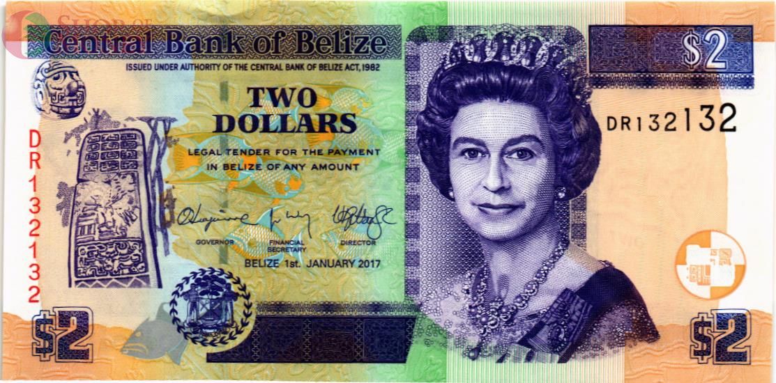 БЕЛИЗ 2 ДОЛЛАРА #DR132132 1