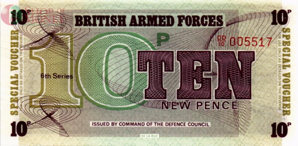 ВЕЛИКОБРИТАНИЯ/АНГЛИЯ 10 ПЕНСОВ 1