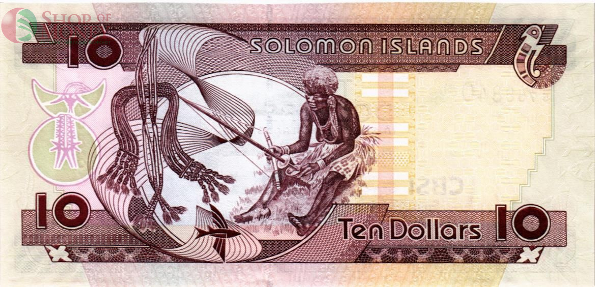 СОЛОМОНОВЫ ОСТРОВА 10 ДОЛЛАРОВ 2