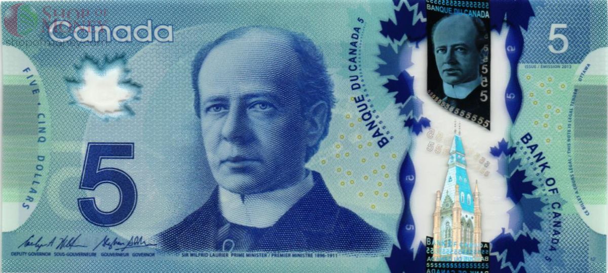 КАНАДА 5 ДОЛЛАРОВ 1
