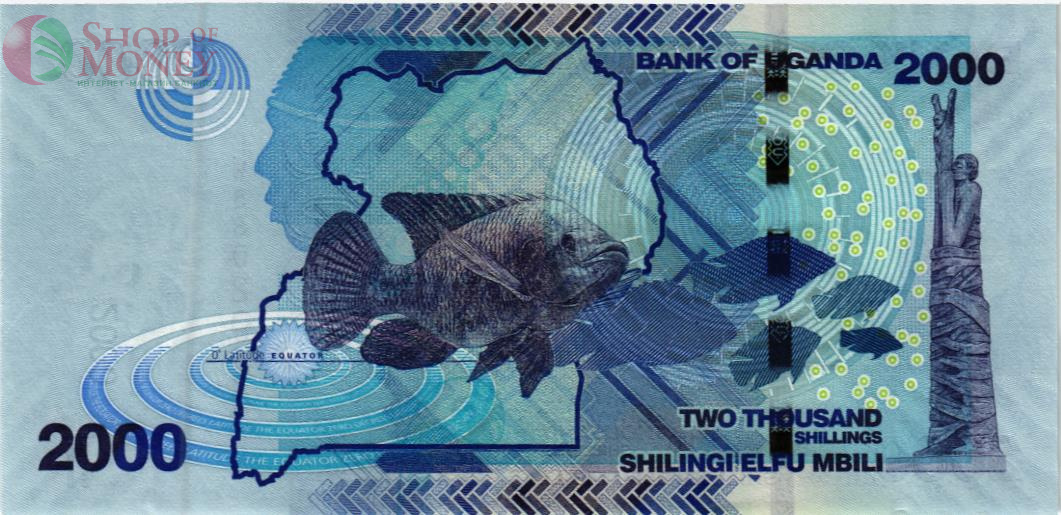 УГАНДА 2000 ШИЛЛИНГОВ 2