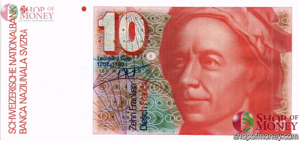 ШВЕЙЦАРИЯ 10 ФРАНКОВ 1